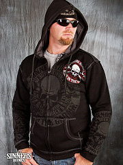Herren-Sweatshirt "Made in the GARAGE" mit Kapuze 