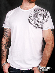 Herren-T-Shirt "Live free or Die"