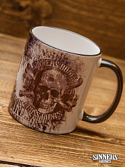 Keramik-Tasse "CROSS BONES"