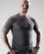 Herren T-Shirt T-Shirt Sinner «Ride Free or Die»