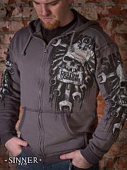 Männer Kapuzenpullover "Custom & Chrome"