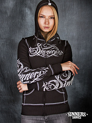 Woman's hoodie "SINNER's BONES"