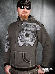 A Men's Hoodie "HORDES to WAR" with the biggin