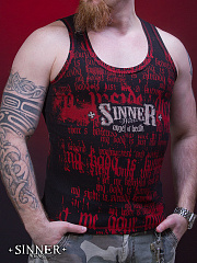 Herren T-Shirt mit einem Totenkopf und Flügeln "Angel Of Death"