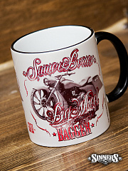 Keramik-Tasse "BAGGER BIG WHEEL"