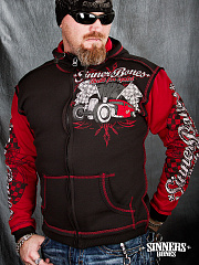 A men's hoodie "Built for Speed" with the biggin