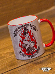Keramik-Tasse "Iron Vibrations"