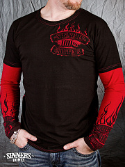 T-Shirt mit langen Ärmeln "100% CHOPPER"