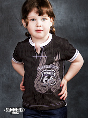 Kinder-T-Shirt "ROUTE 66"