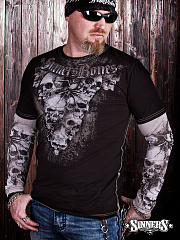 T-Shirt mit langen Ärmeln "Crypt" 
