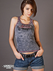 Damen-T-Shirt mit einem Totenkopf