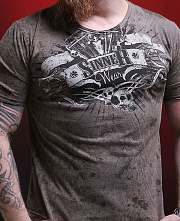 Herren Shirt SINNER dunkelgrau
