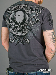 Herren-T-Shirt "Painted Skulls"