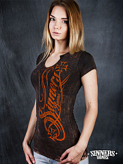 T-Shirt Women"s SINNER's BONES