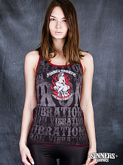 Frauen-Achselshirt "Love Iron Vibrations"