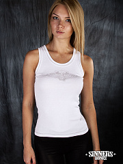 Frauen-Achselshirt "Shut Up & RIDE"
