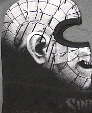 Schwarze Sturmhaube "Hellraiser"