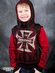 Kinder-Sweatshirt "FTW" mit Kapuze