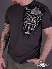 Mens T-Shirt "CUSTOM & CHROME"