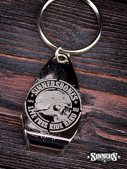 Keychain-opener "Live Free Ride Hard"