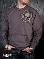 Herren-Sweatshirt "Painted Skulls"