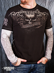 T-Shirt mit langen Ärmeln "Memento Mori"