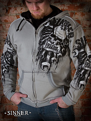 Men's Hoodie "Custom&Chrome"