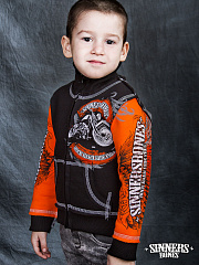 Kinder-Sweatshirt "Rock Hard Ride Free"